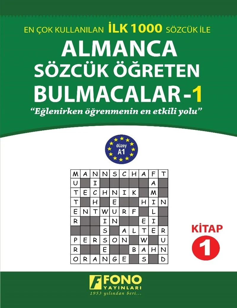 Almanca Sözlük Öğreten Bulmacalar