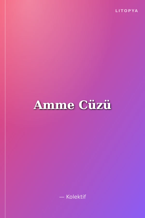 Amme Cüzü