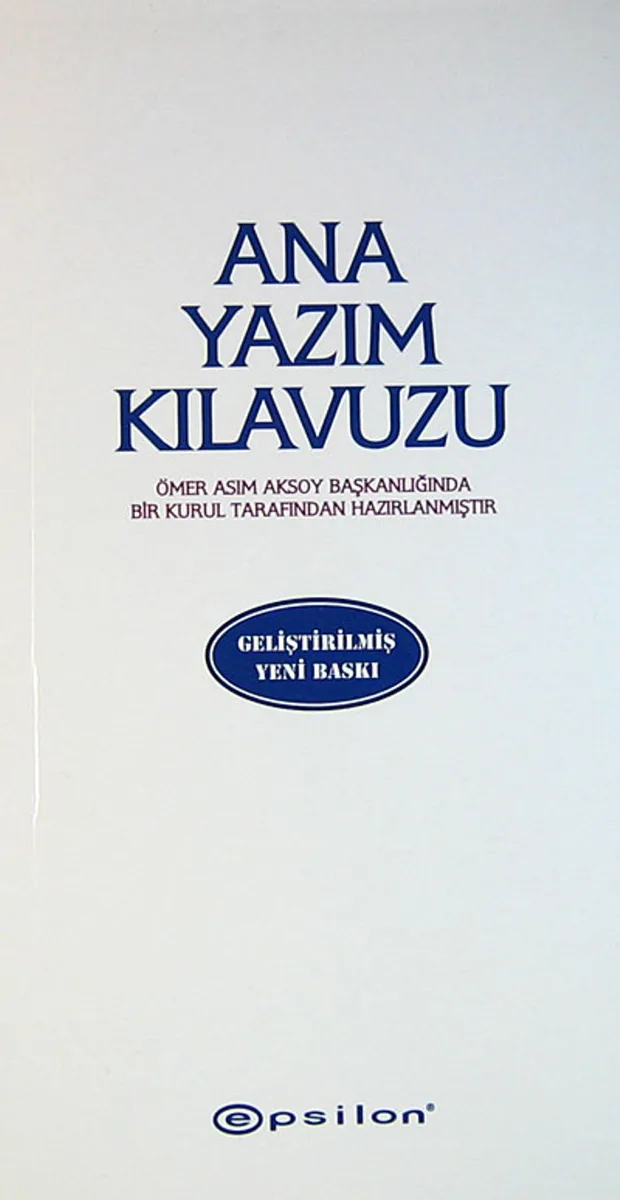 Ana Yazım Kılavuzu