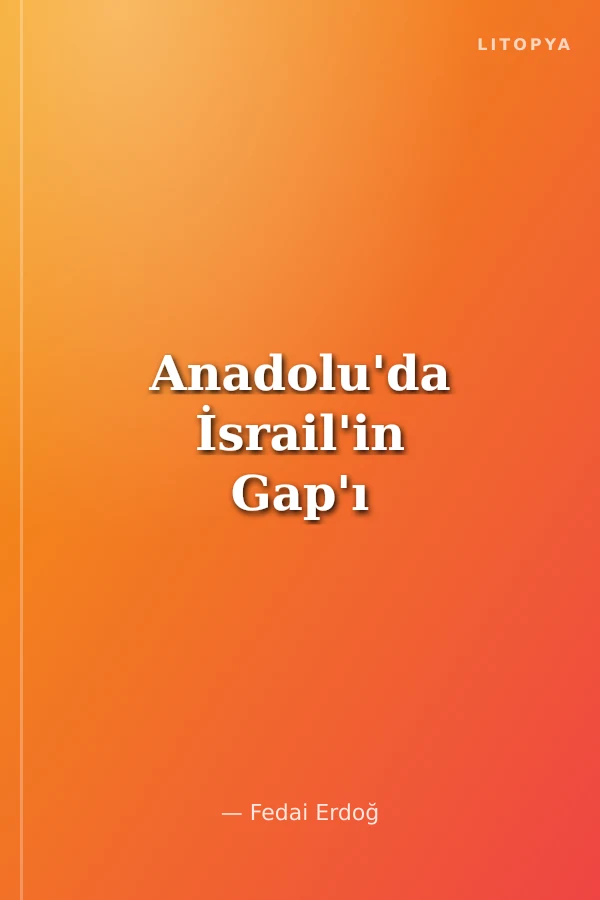 Anadolu'da İsrail'in Gap'ı