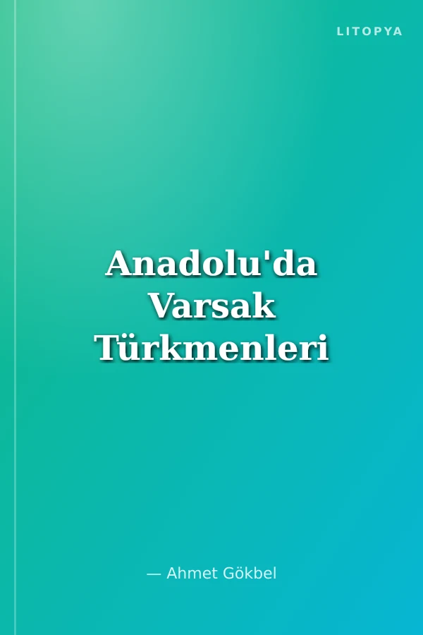 Anadolu'da Varsak Türkmenleri