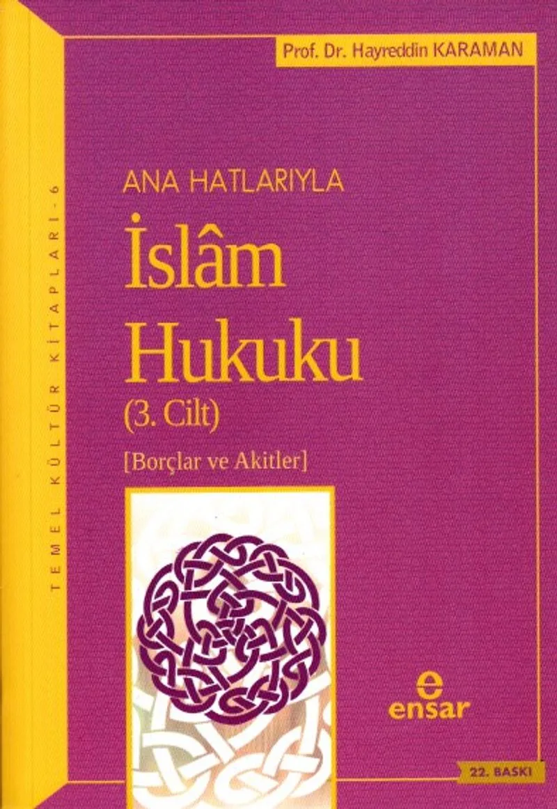 Anahatlarıyla İslam Hukuku-3