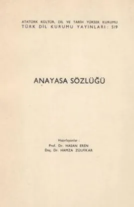 Anayasa Sözlüğü