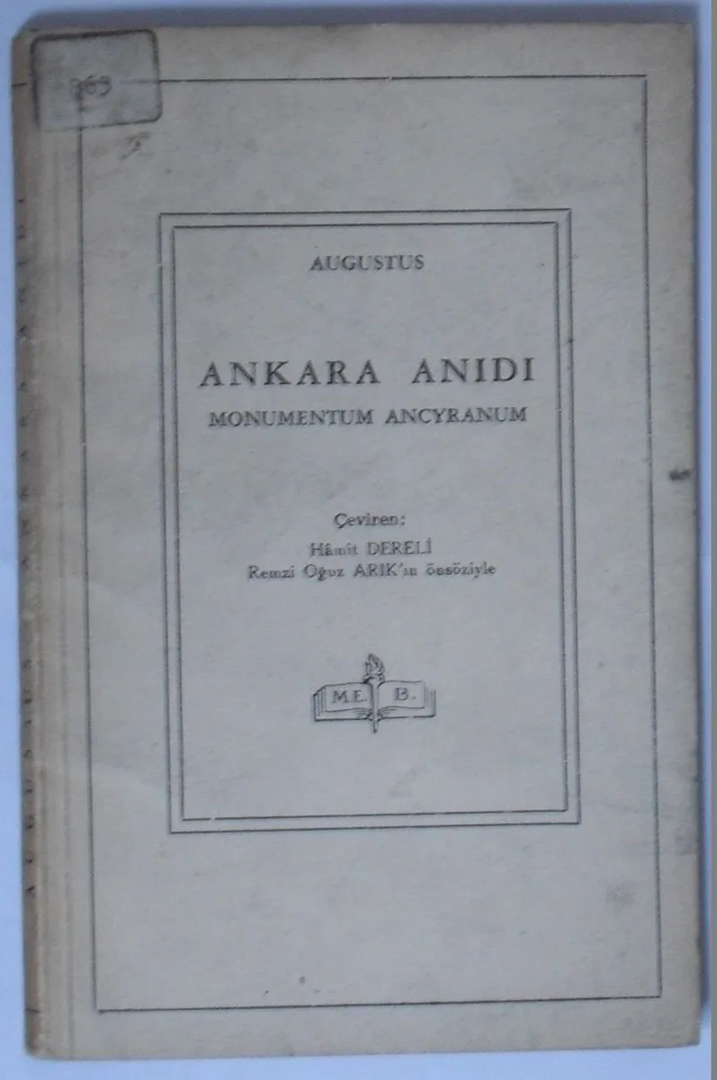 Ankara Anıdı Kod: 8-C-12