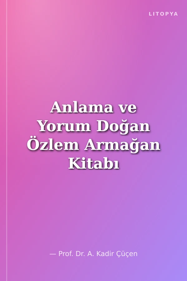 Anlama ve Yorum Doğan Özlem Armağan Kitabı