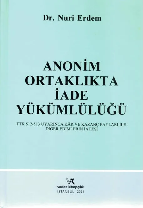 Anonim Ortaklıkta İade Yükümlülüğü