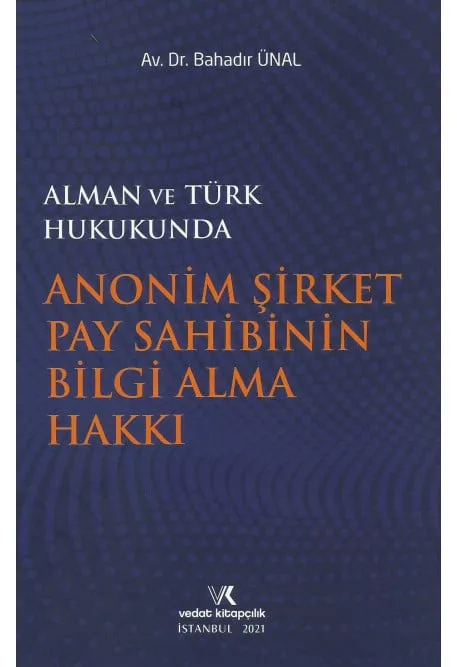 Anonim Şirket Pay Sahibinin Bilgi Alma Hakkı
