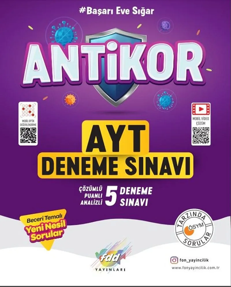 Antikor AYT 5 Deneme Sınavı