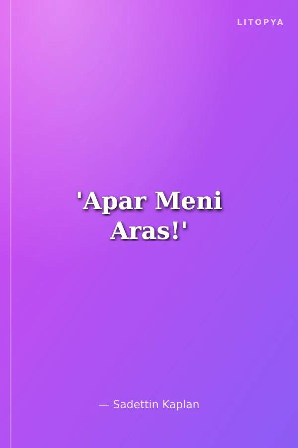 'Apar Meni Aras!'