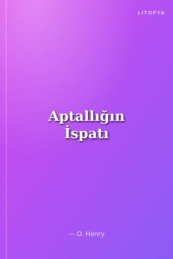 Aptallığın İspatı