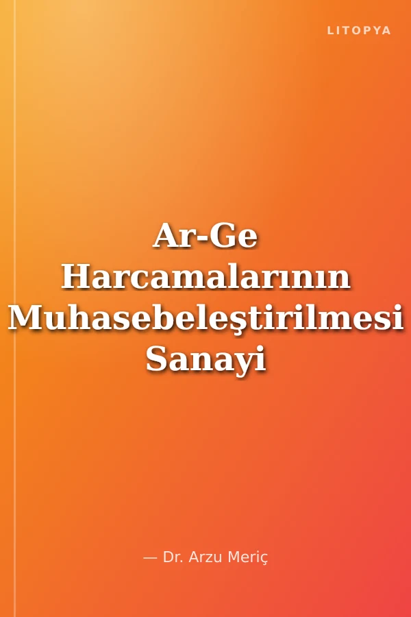 Ar-Ge Harcamalarının Muhasebeleştirilmesi Sanayi İşletmesi Örneği