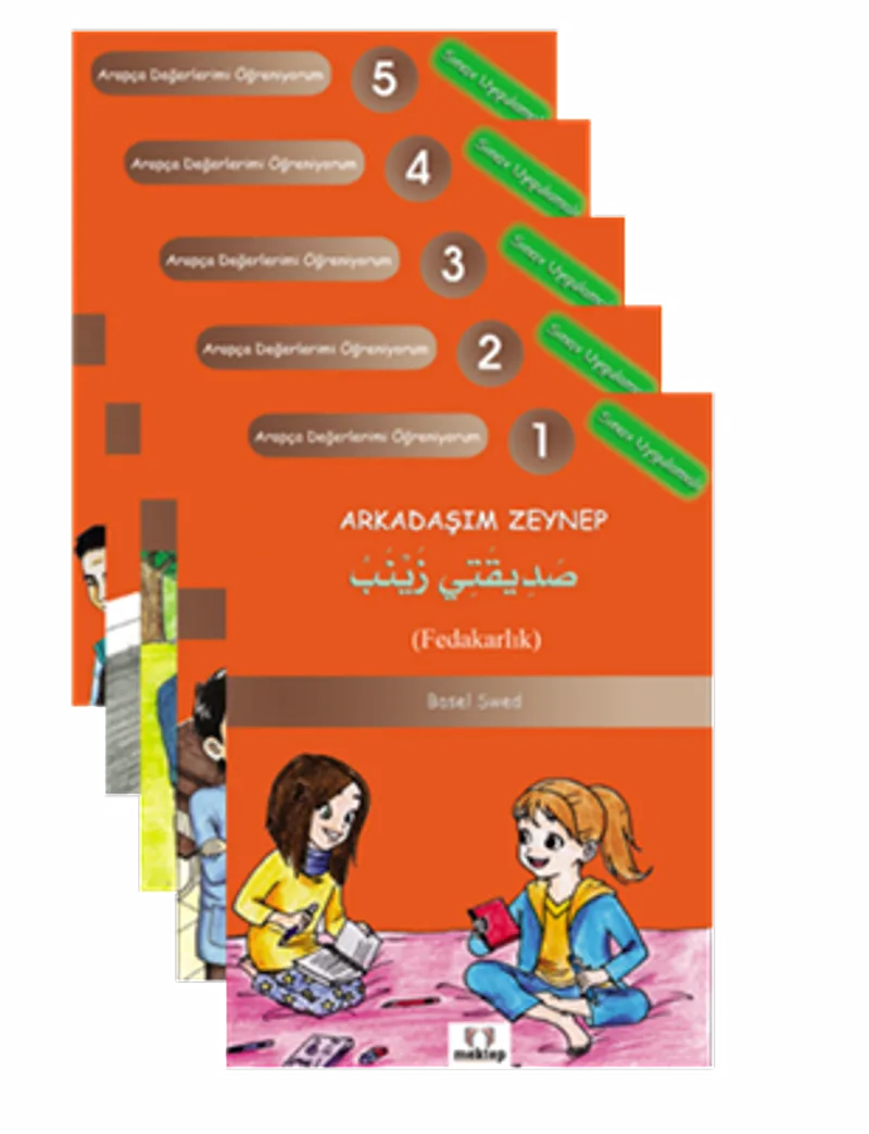 Arapça Değerlerimi Öğreniyorum Set (5 Kitap)