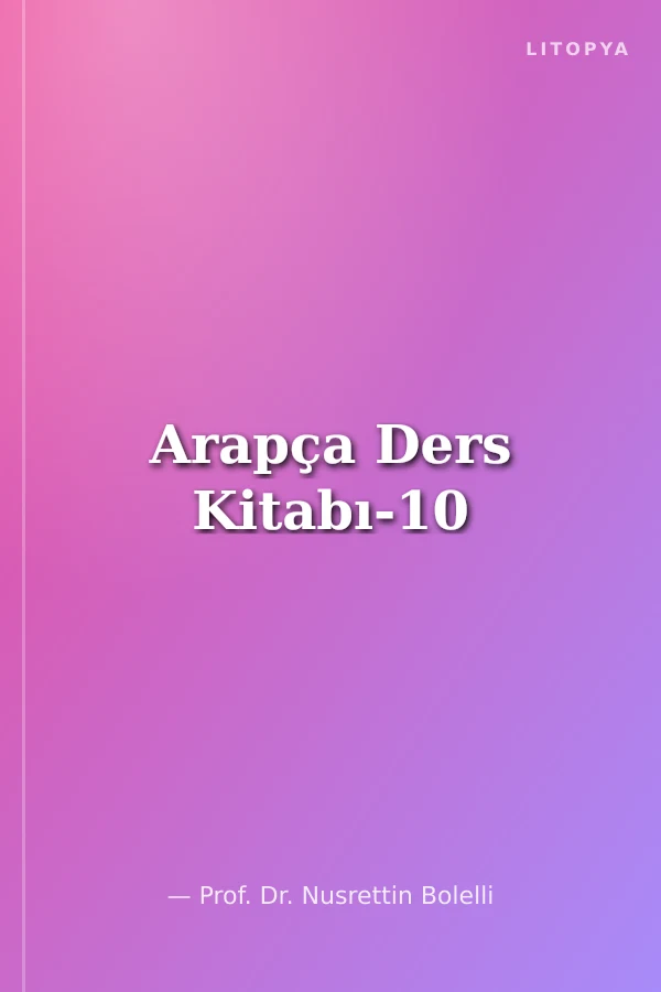 Arapça Ders Kitabı-10