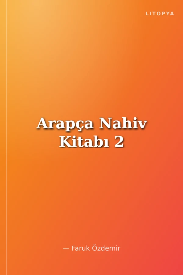 Arapça Nahiv Kitabı 2