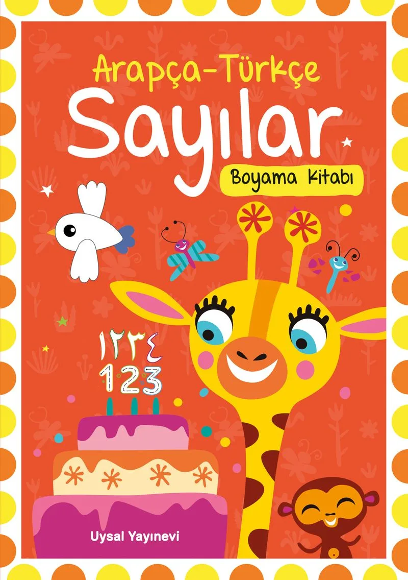 Arapça – Türkçe Sayılar Boyama Kitabı