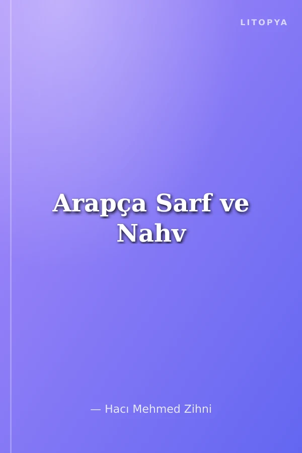 Arapça Sarf ve Nahv