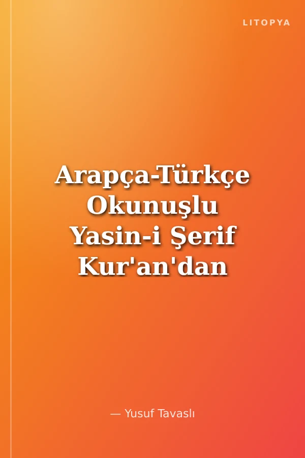Arapça-Türkçe Okunuşlu Yasin-i Şerif Kur'an'dan Seçme Sureler (Pembe) (Kod:E25A)