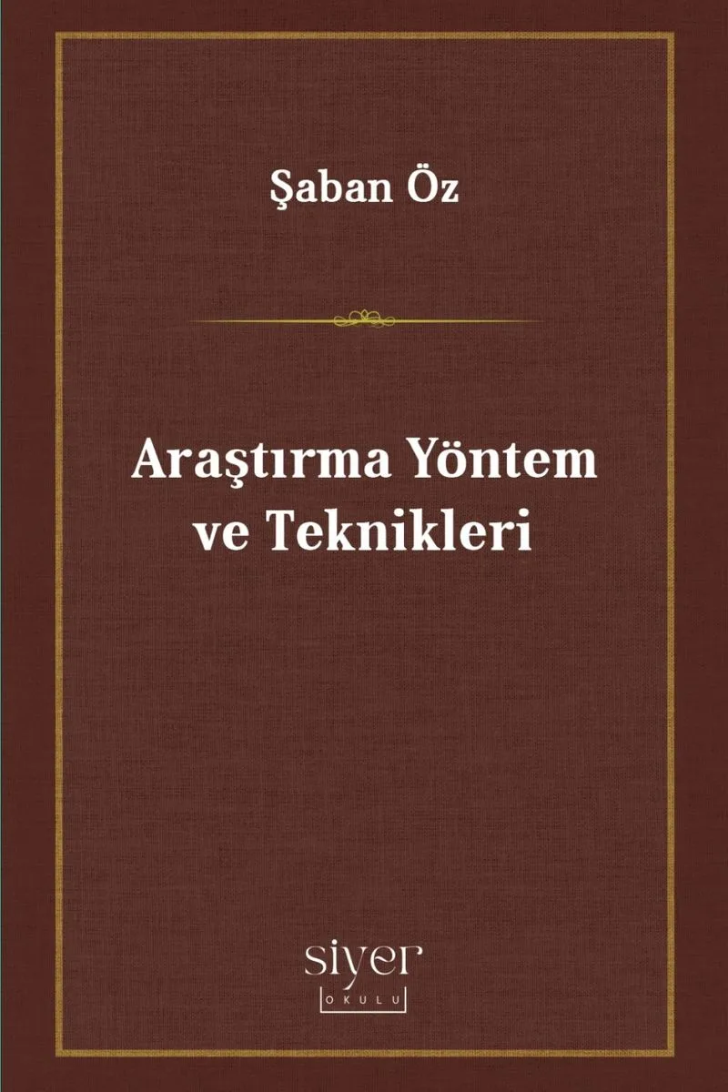 Araştırma Yöntem ve Teknikleri