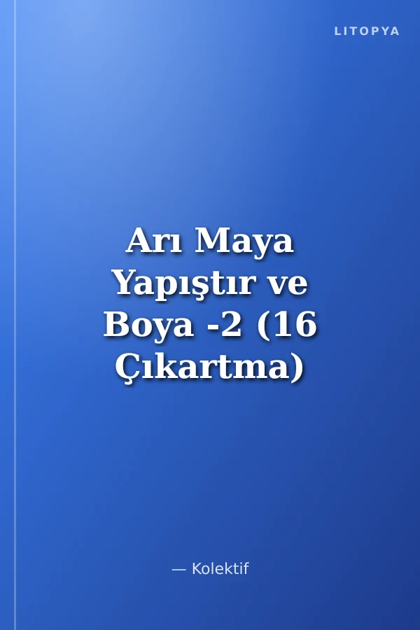 Arı Maya Yapıştır ve Boya -2 (16 Çıkartma)