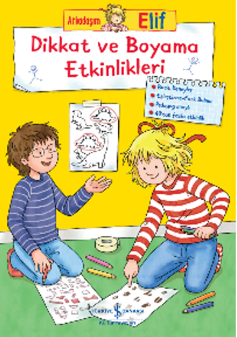 Arkadaşım Elif – Dikkat Ve Boyama Etkinlikleri