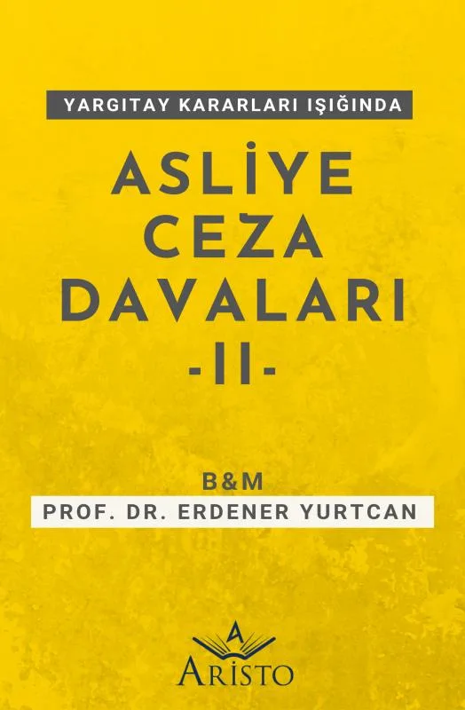 Asliye Ceza Davaları (2 Cilt)