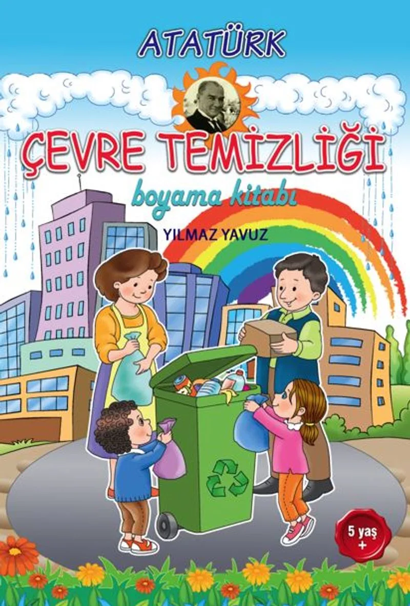 Atatürk Çevre Temizliği Boyama Kitabı