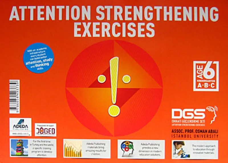 Attention Strengthening Exercises (6 Age) (3 Kitap)