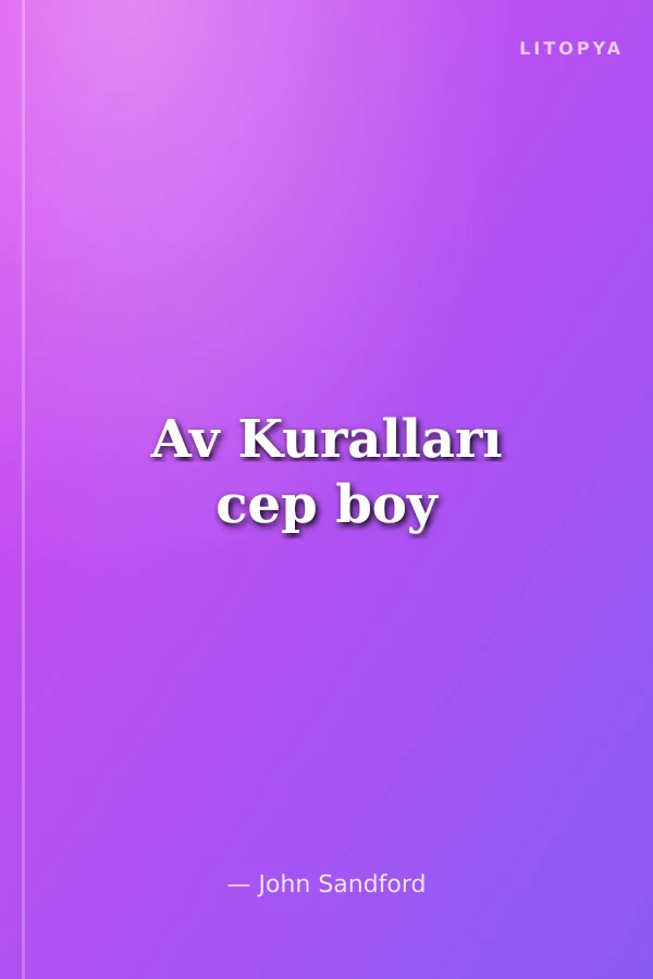 Av Kuralları cep boy