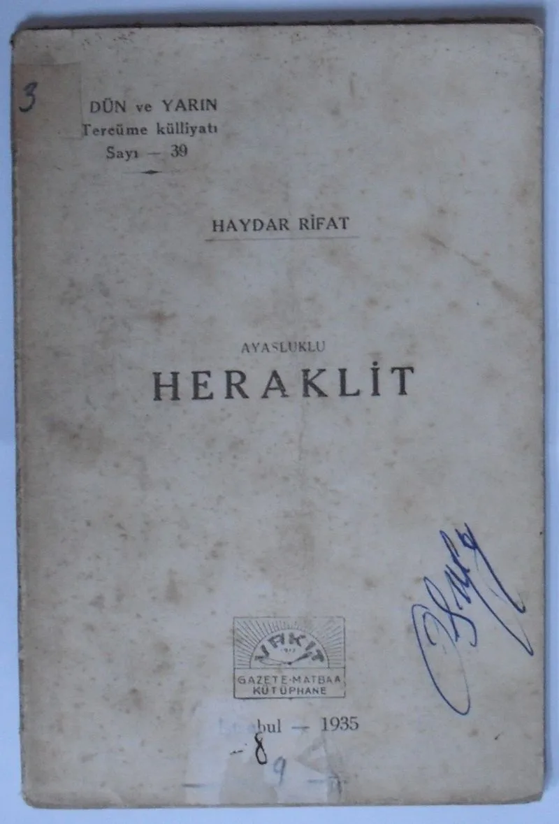 Ayasluklu Heraklit (Kod: 5-H-15)