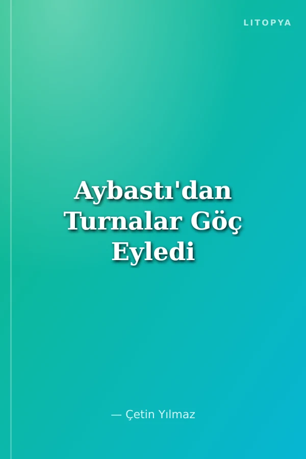 Aybastı'dan Turnalar Göç Eyledi