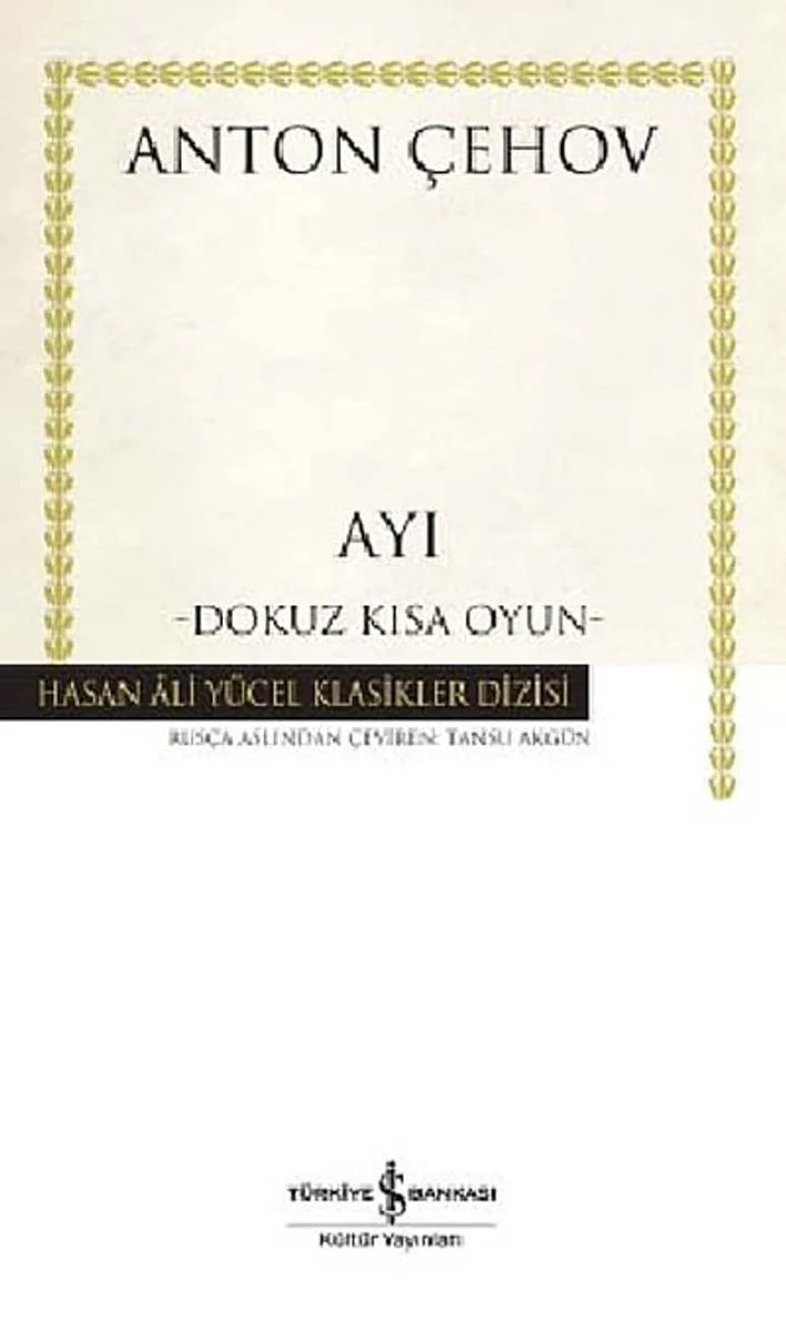 Ayı (Ciltli) Dokuz Kısa Oyun