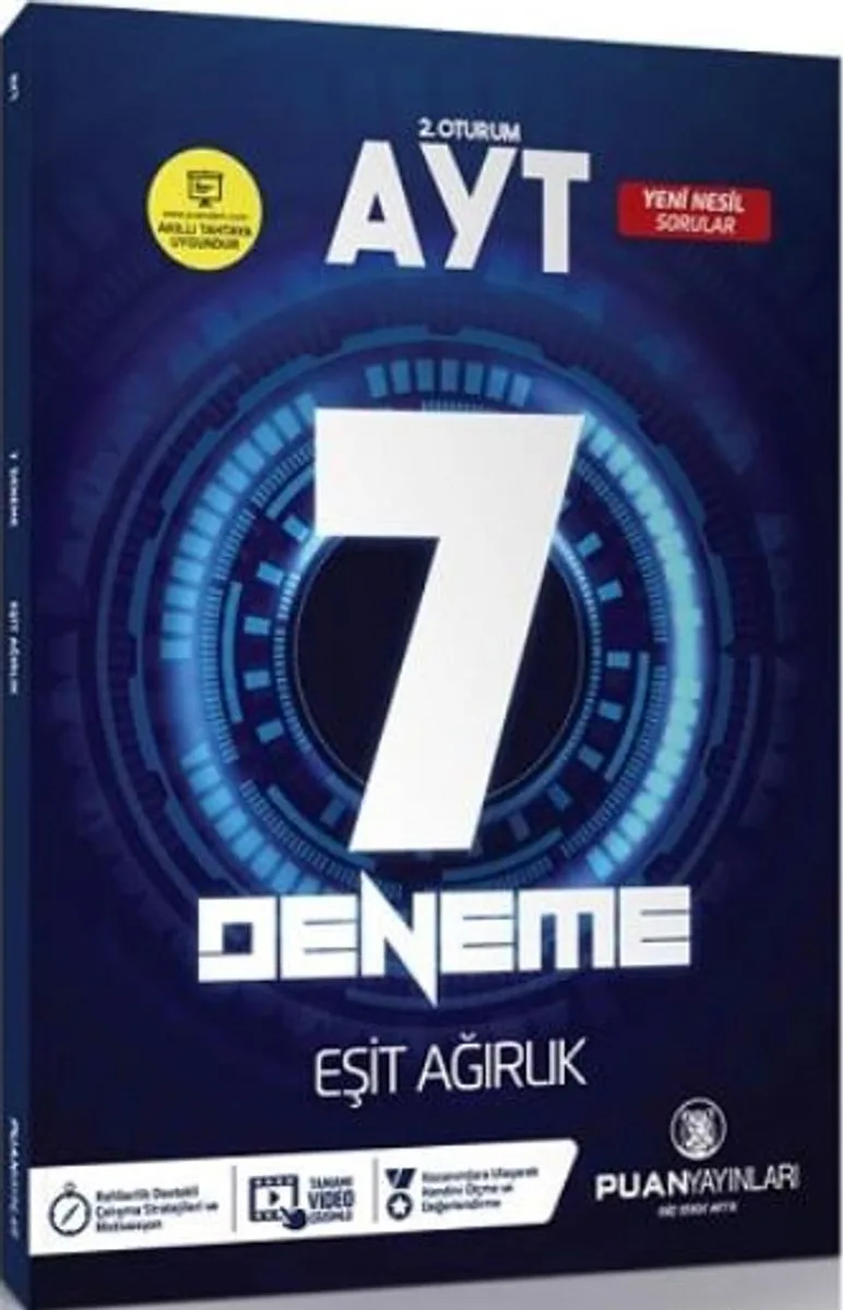 AYT Eşit Ağırlık 7 Deneme Video Çözümlü
