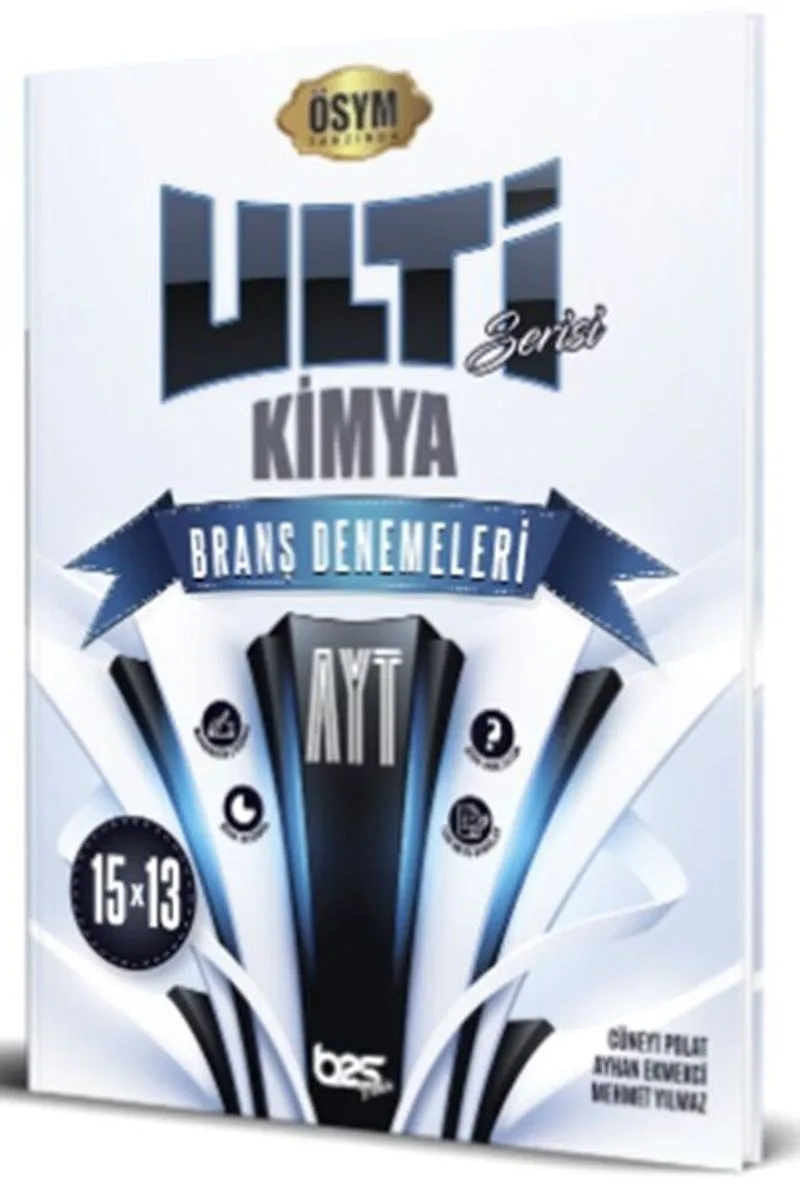 AYT Kimya Ulti Serisi 15 x 13 Branş Denemeleri