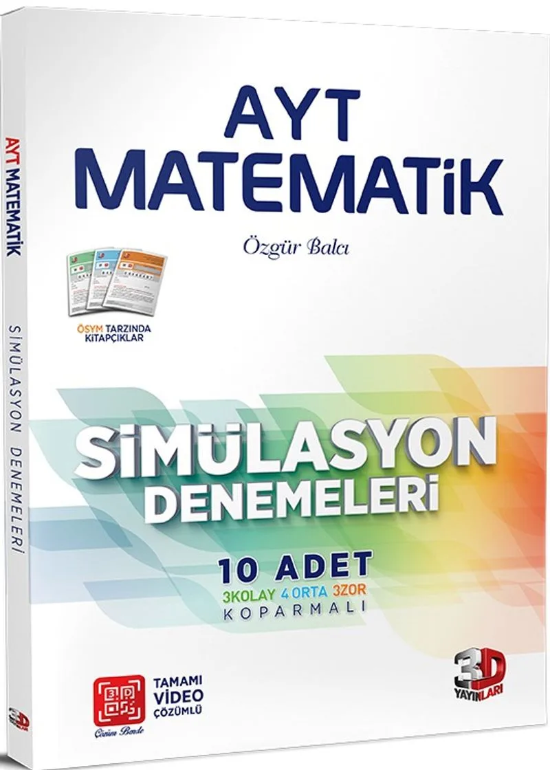 AYT Matematik Simülasyon Denemeleri 10 Adet