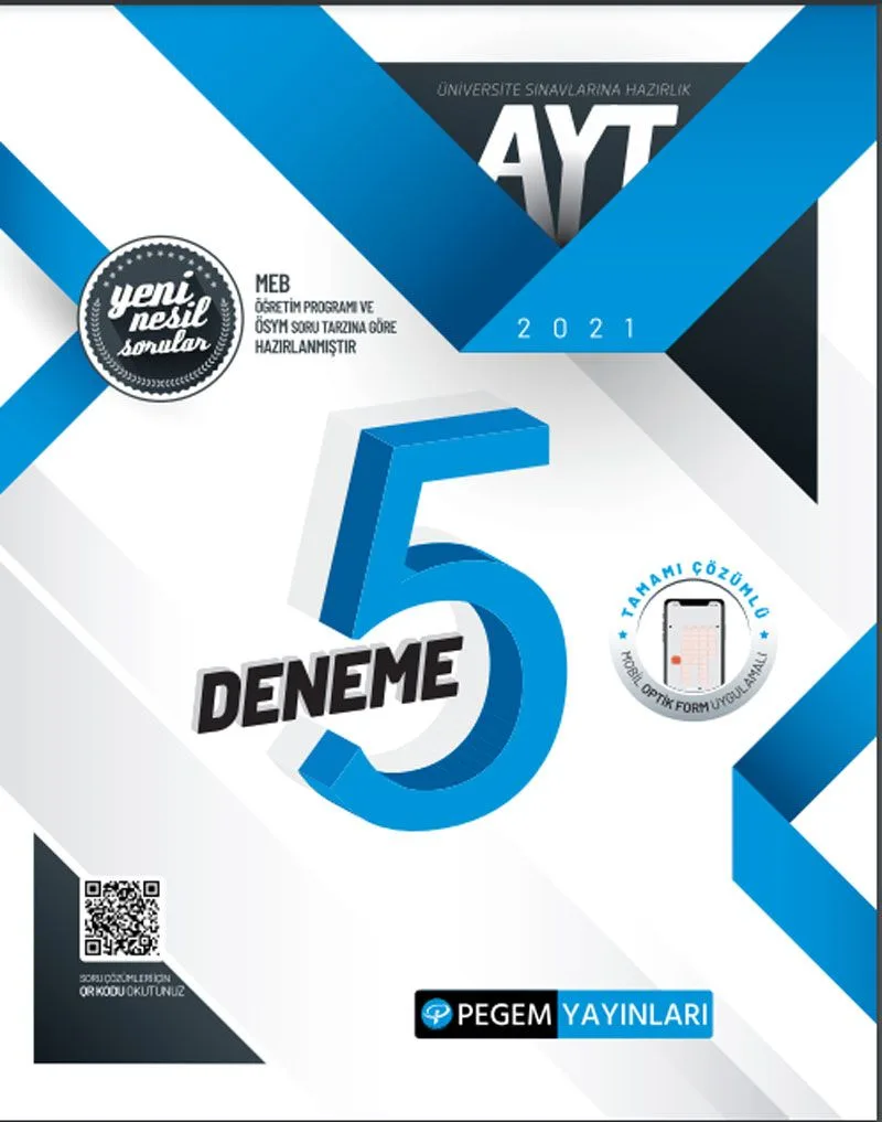 AYT Tamamı Çözümlü 5 Deneme