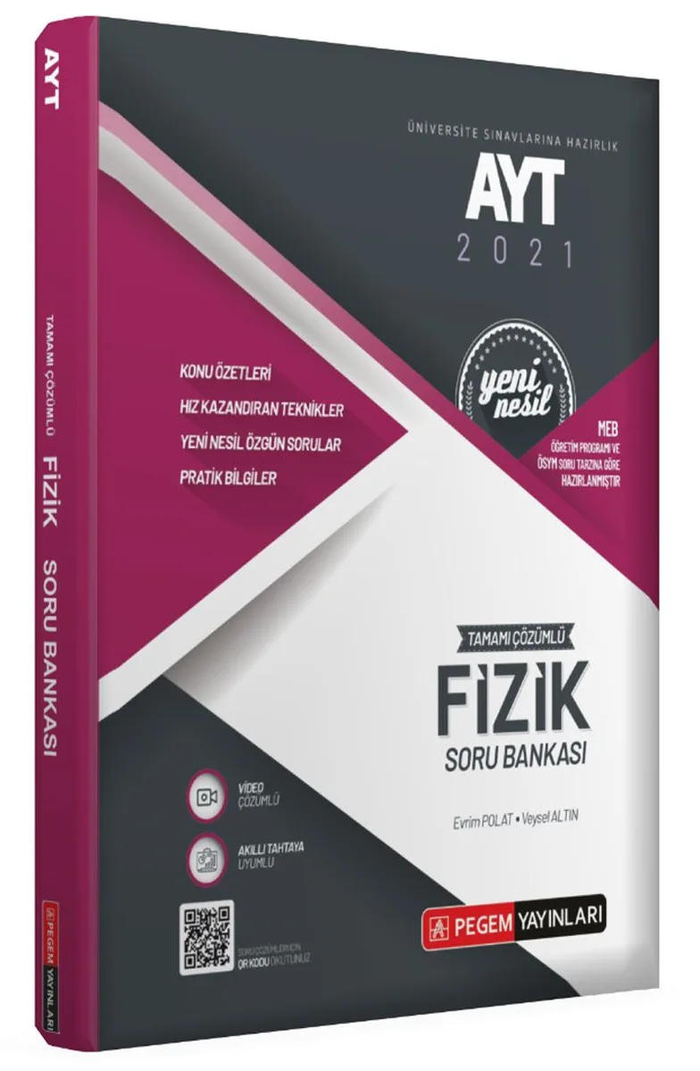 AYT Tamamı Çözümlü Fizik Soru Bankası
