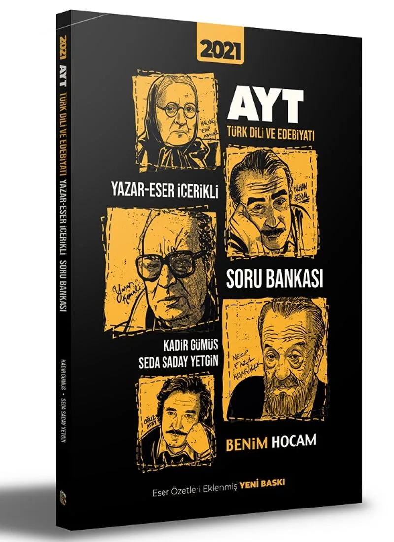 AYT Türk Dili ve Edebiyatı Yazar-Eser İçerikli Soru Bankası