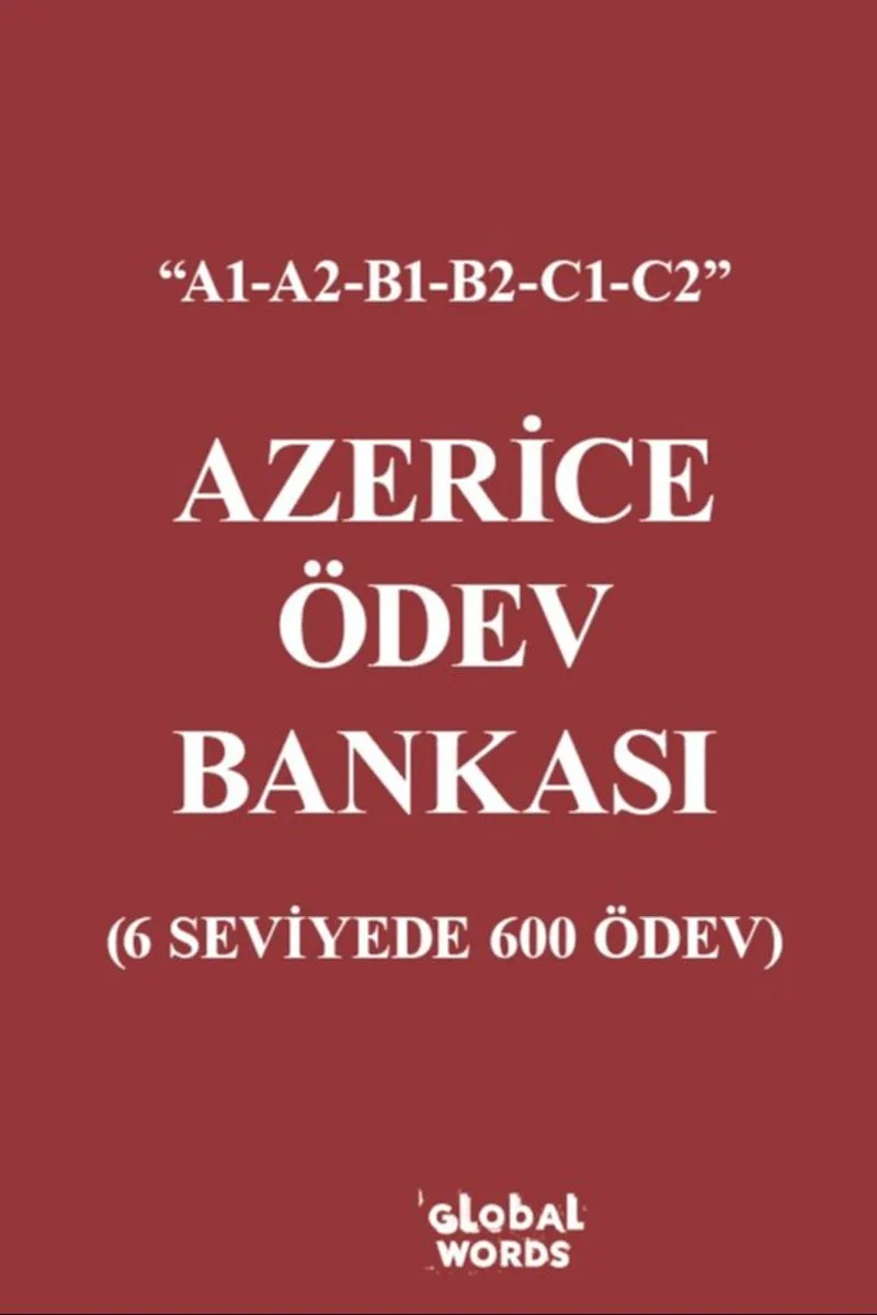 Azerice Ödev Bankası 6 Seviyede 600 Ödev
