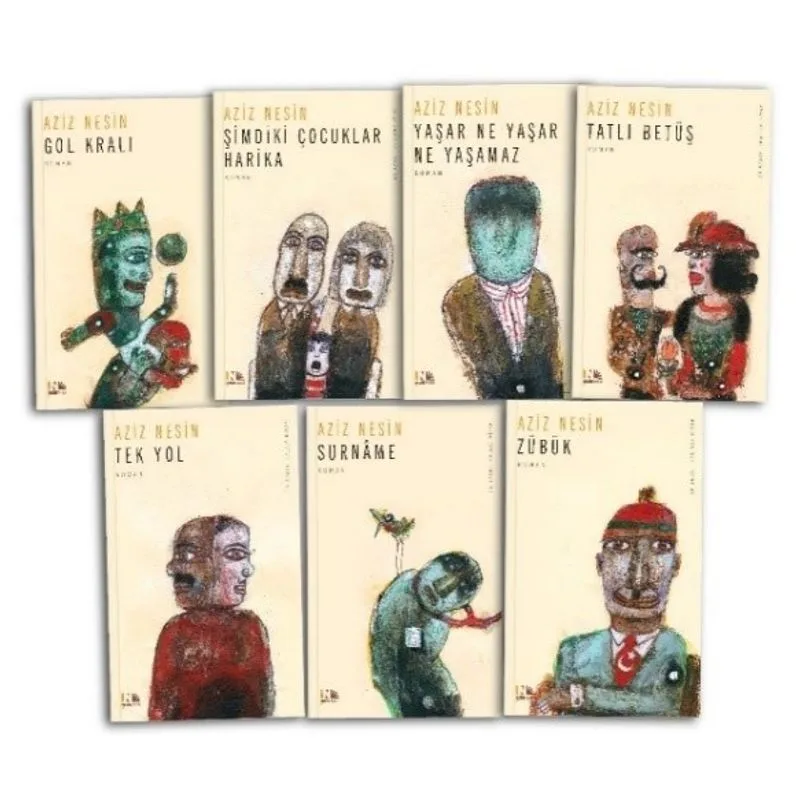 Aziz Nesin'in Bütün Romanları Seti (7 Kitap)