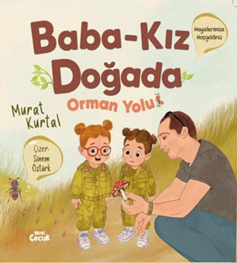 Baba Kız Doğada Orman Yolu
