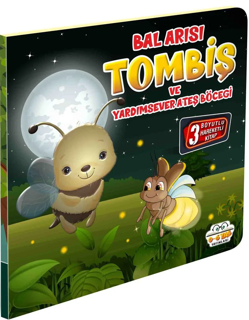 Bal Arısı Tombiş ve Yardımsever Ateş Böceği / Hareketli Kitaplar Serisi