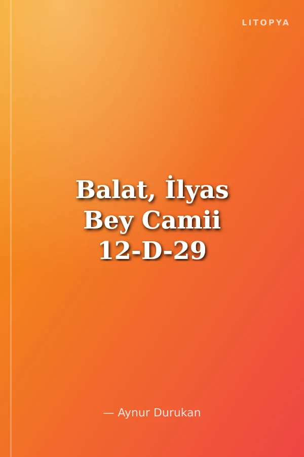 Balat, İlyas Bey Camii 12-D-29