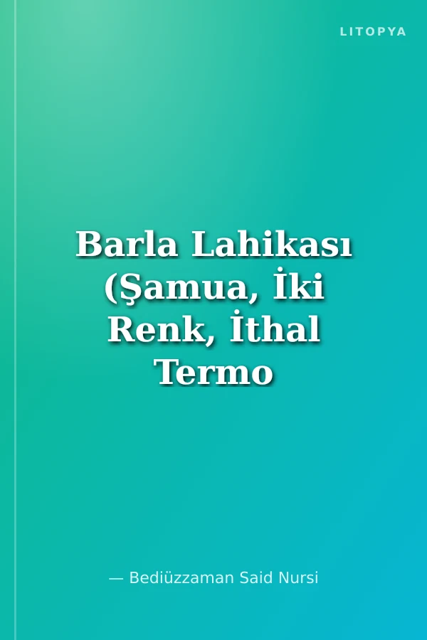 Barla Lahikası (Şamua, İki Renk, İthal Termo Deri Cilt Büyük Boy)