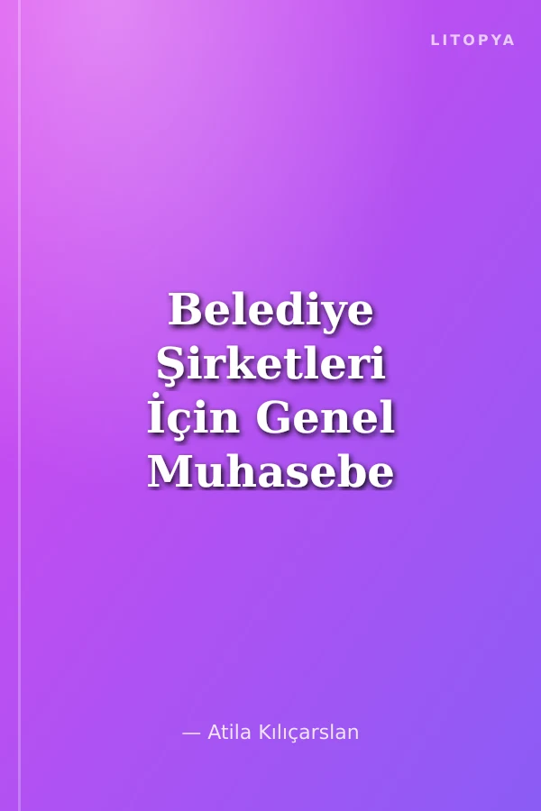 Belediye Şirketleri İçin Genel Muhasebe ve Sayıştay'ın Belediye Şirketleri Hakkındaki Tasnifli Mali Denetim Bulguları