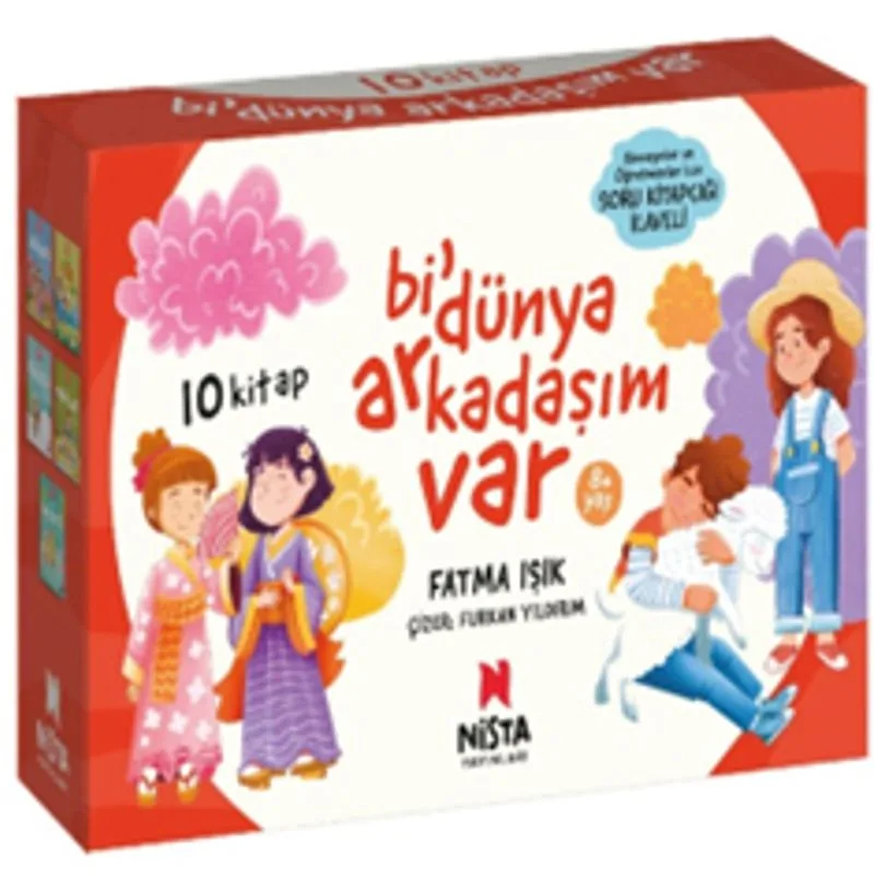 Bi' Dünya Arkadaşım Var (10 Kitap+Soru Kitapçığı)