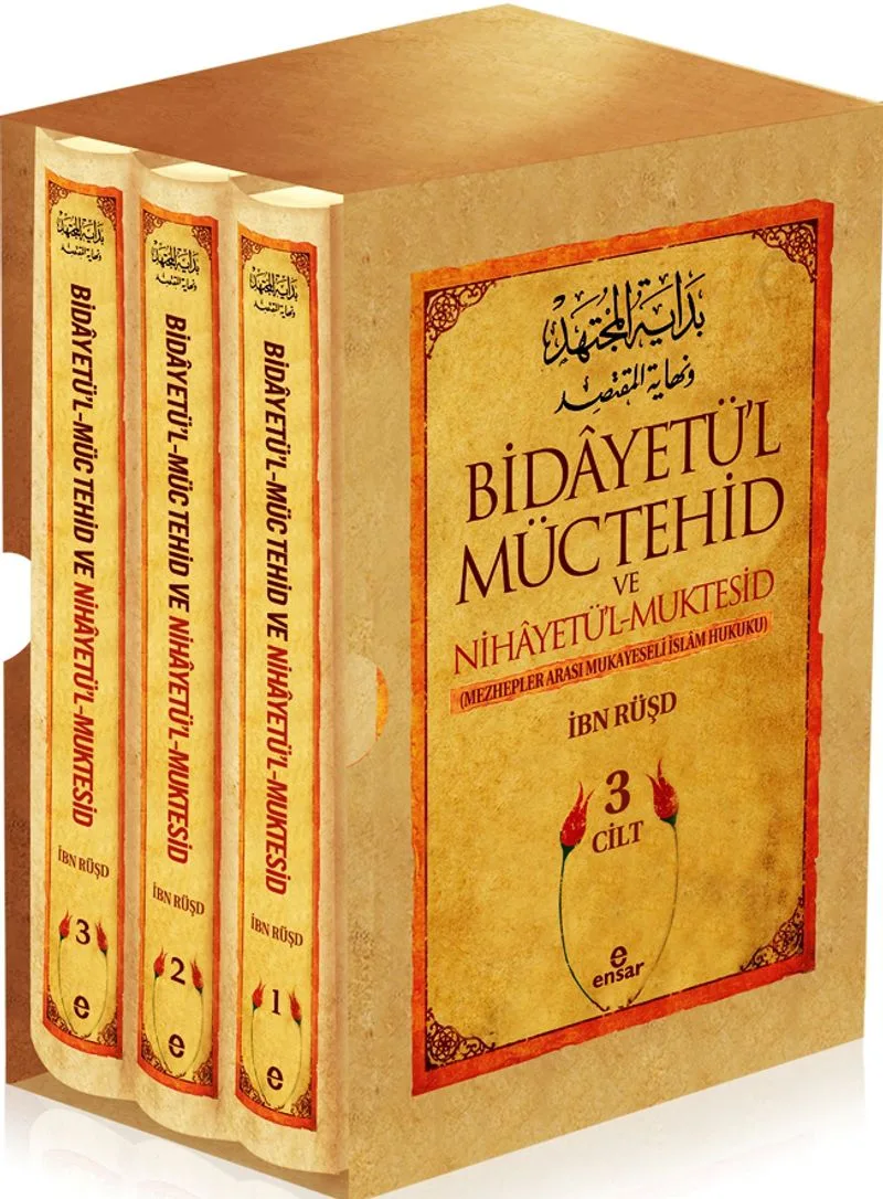 Bidayetü'l-Müctehid ve Nihayetü'l Muktesid (3 Cilt) Mezhepler Arası Mukayeseli İslam Hukuku