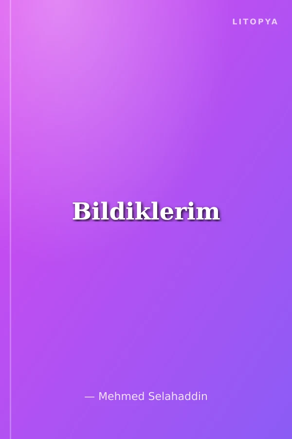 Bildiklerim