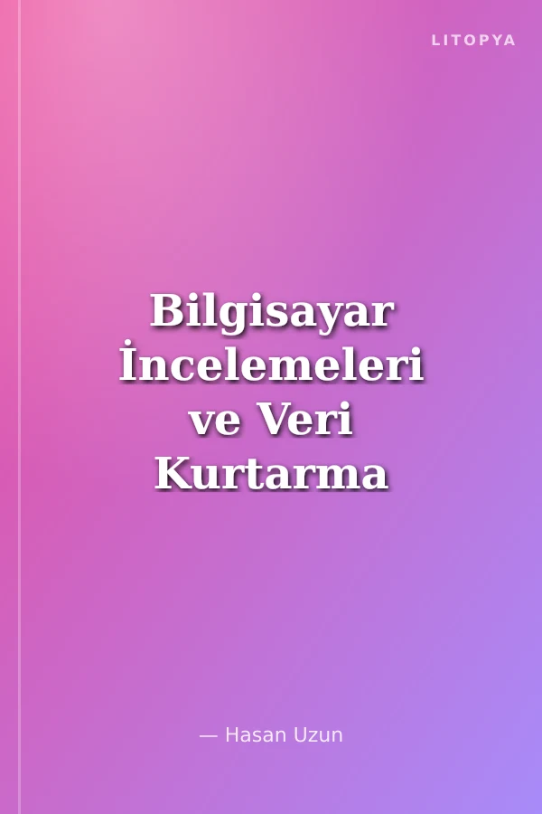 Bilgisayar İncelemeleri ve Veri Kurtarma Bilgisayar Kriminalistiği Veri İnceleme