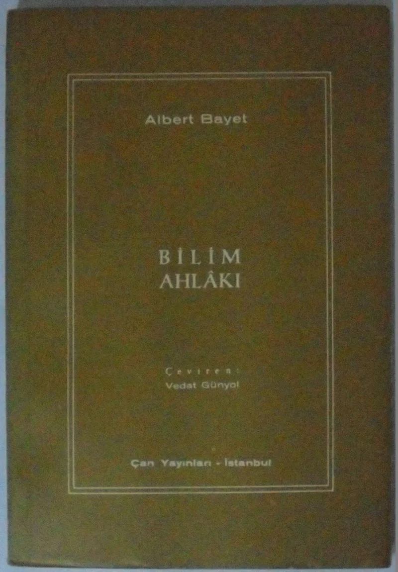Bilim Ahlakı Kod: 11-E-3