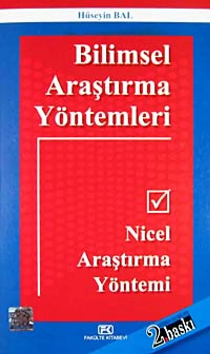Bilimsel Araştırma Yöntemleri Nicel Araştırma Yöntemi